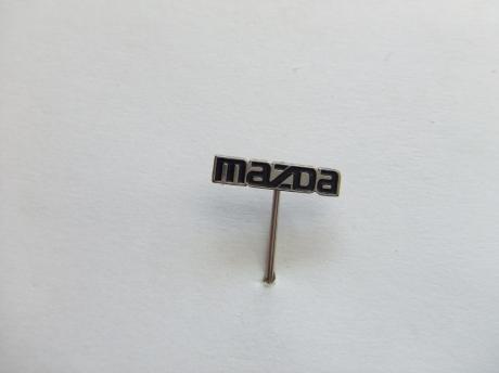 Mazda logo open model zilverkleurig,zwart